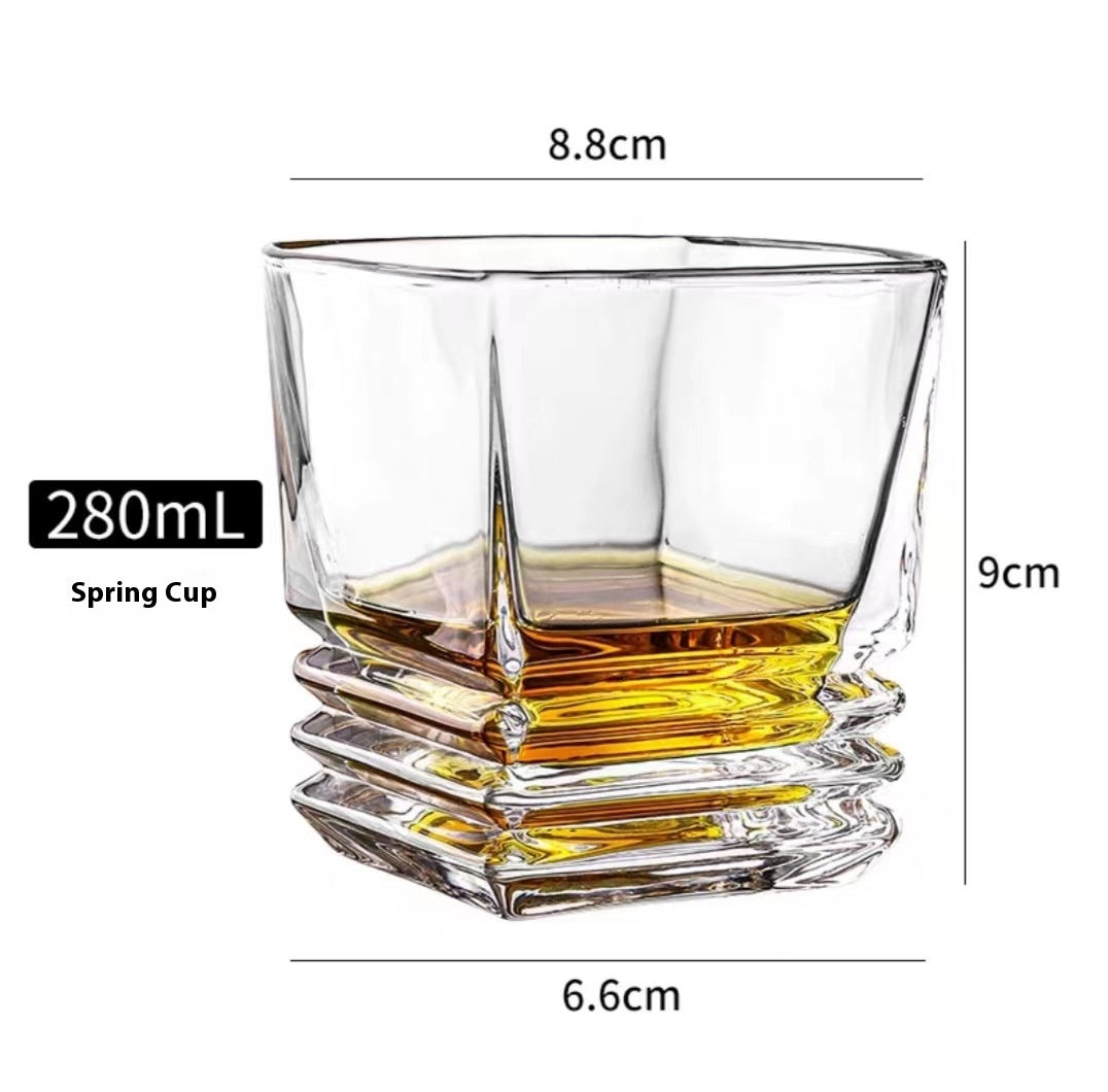 Whiskey Pure Drink Internet Celebrity Beer Brandy Glass Household High-end Classical Foreign Wine Bar Cup
