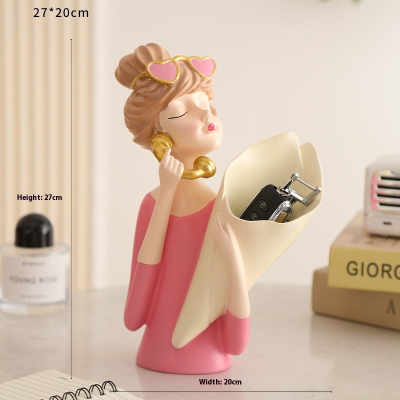 Cute Butterfly Girl Creative Home Bedroom Desktop Decoration