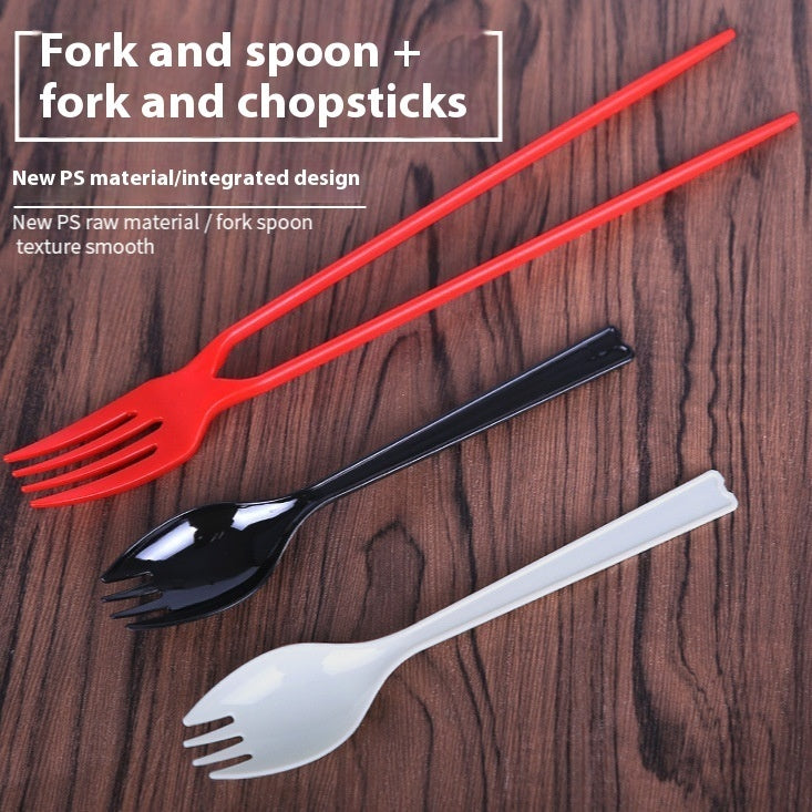 Fork Plastic Independent Packaging Disposable Takeaway