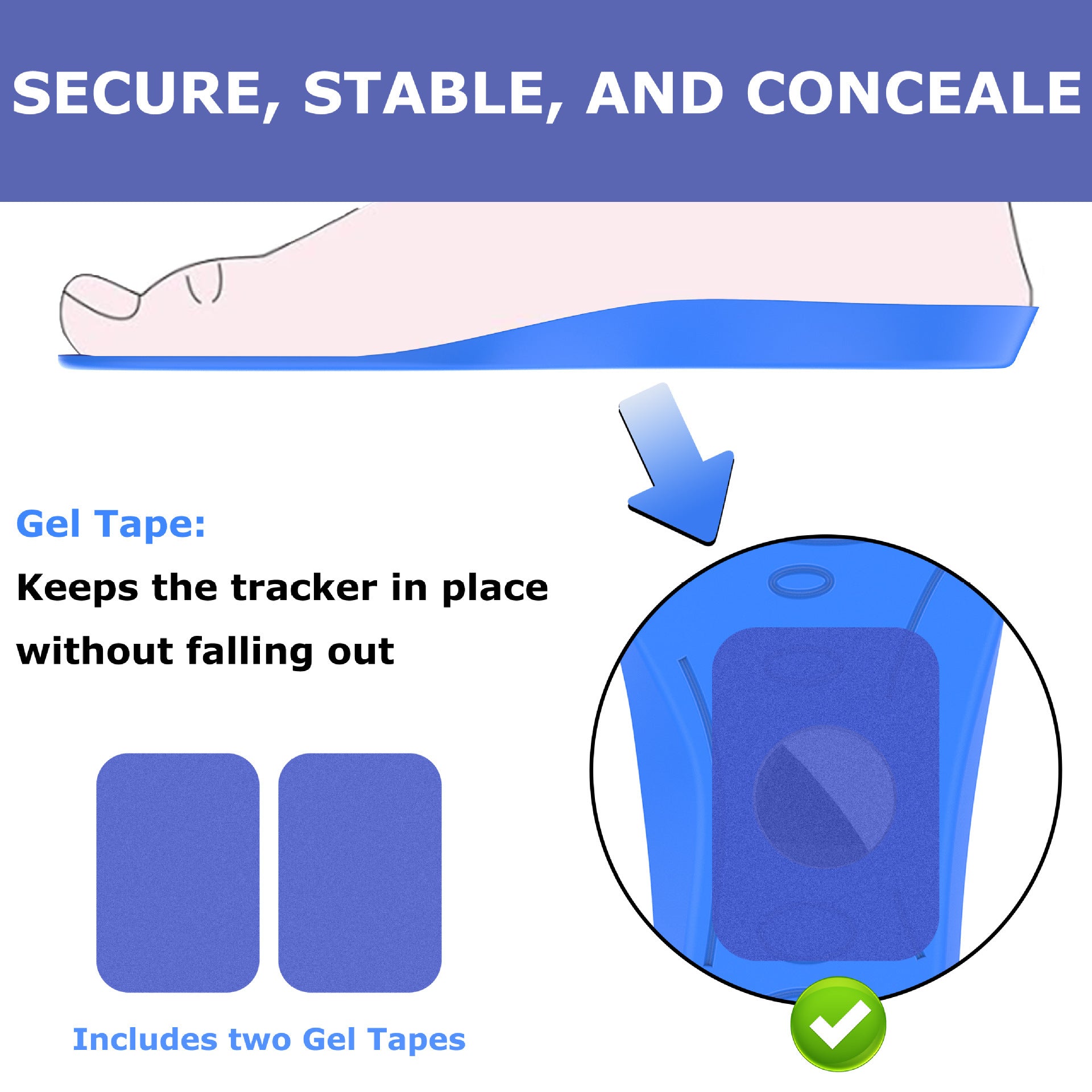 Locator Children Elderly Anti-lost Insole Protective Cover