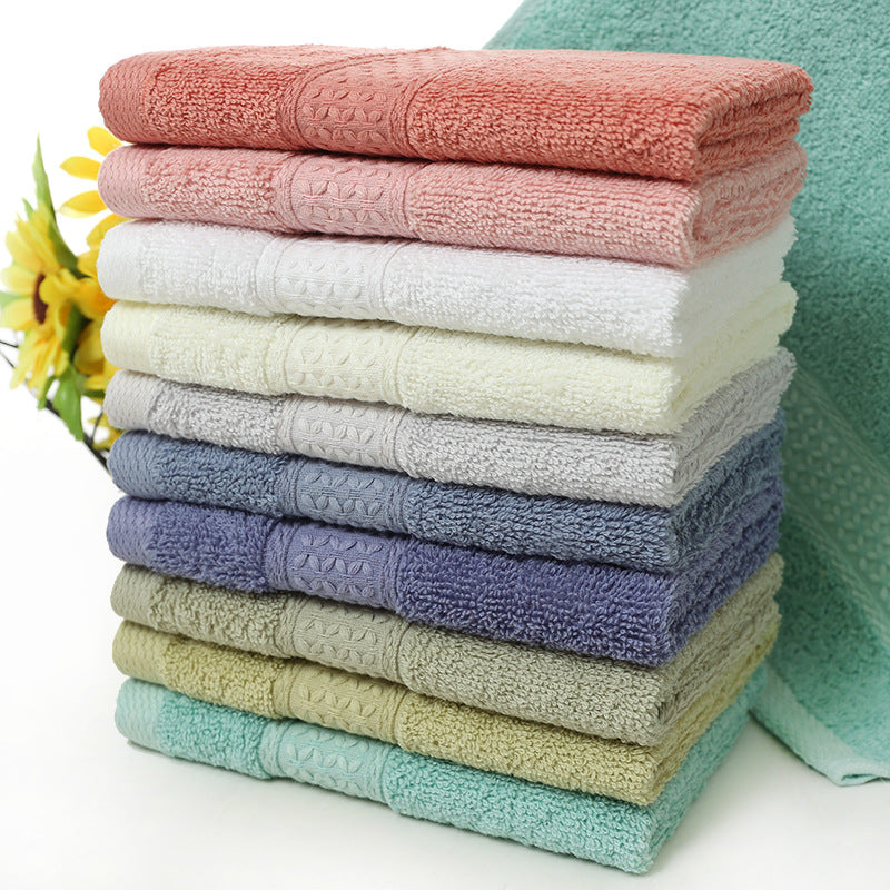 12-color Square Scarf Pure Cotton Plain Small Towel Square