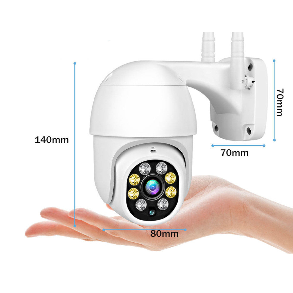 Wireless WiFi Ball Machine Monitoring Camera