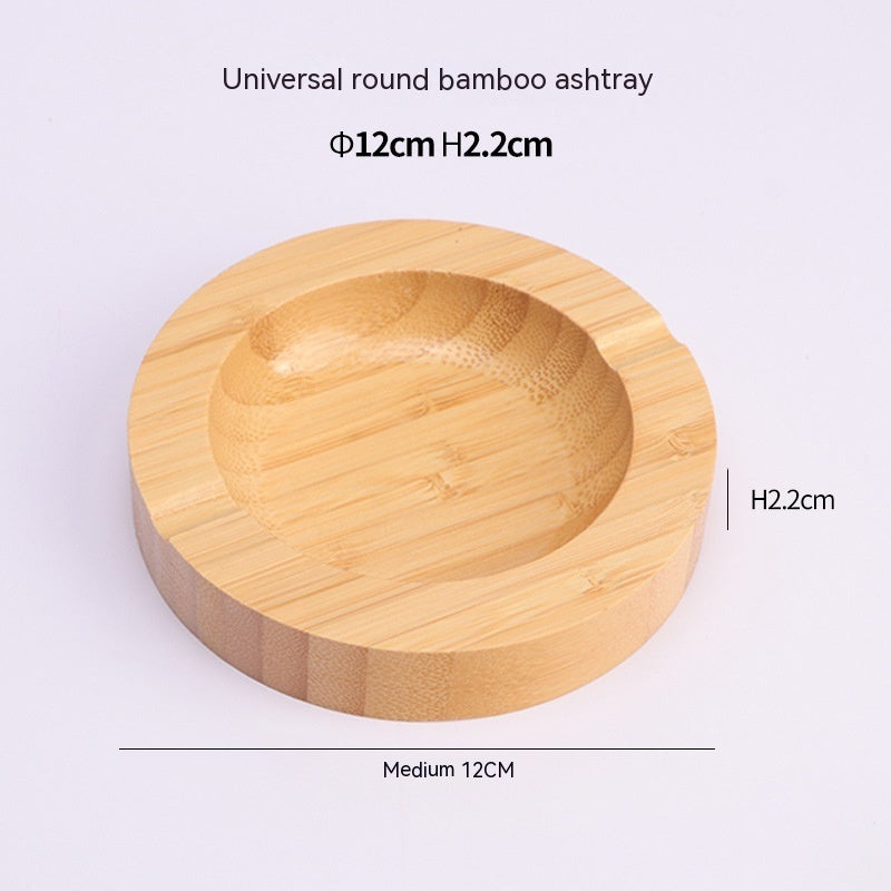 Creative Square Wooden Solid Wood Ashtray