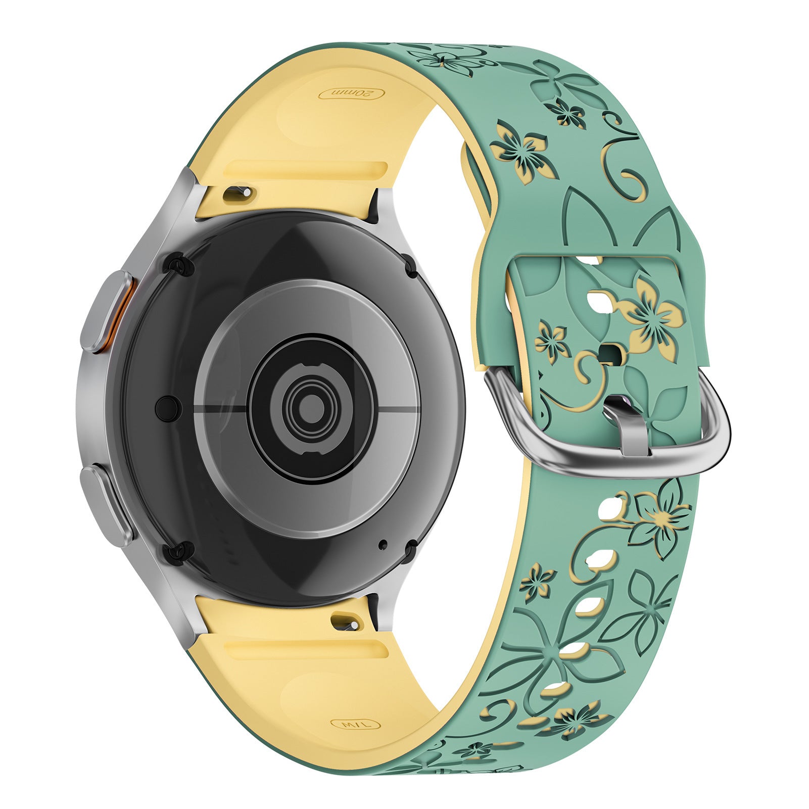 Fashion Personality Two-tone Silicon Print Strap