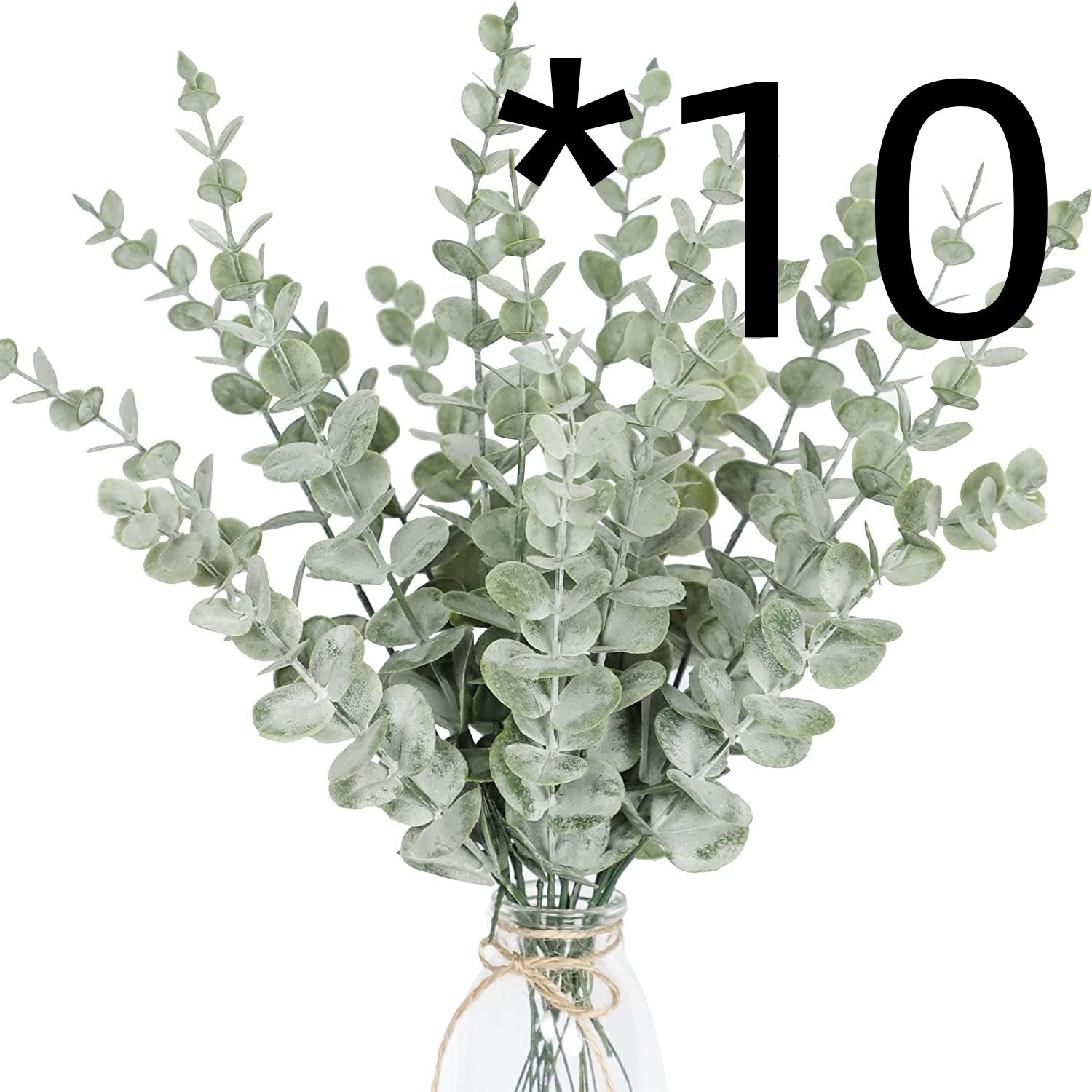 Golden Eucalyptus Eucalyptus Leaves Fake Leaf Stem Autumn Decorative Plant