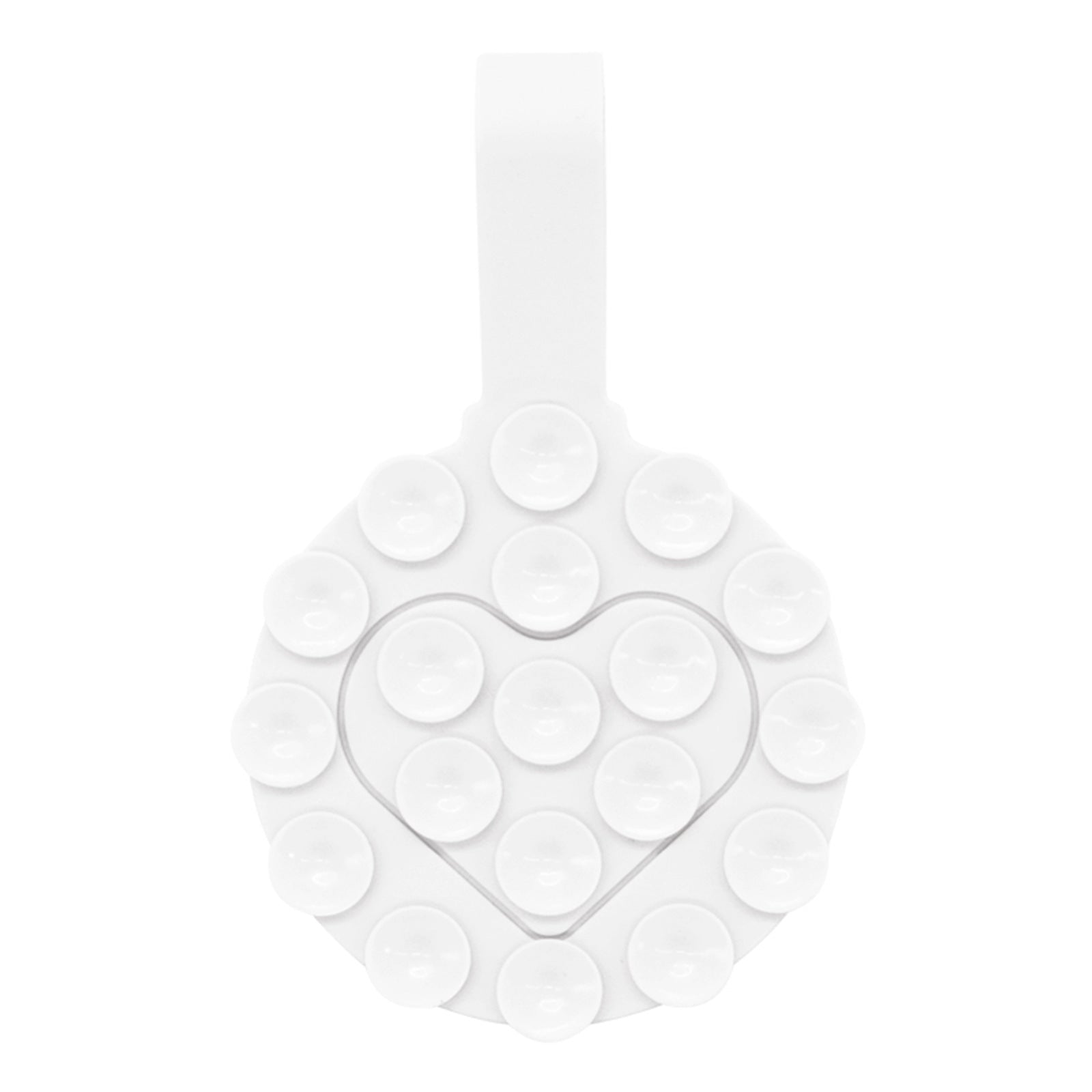 Multifunctional Double-sided Sucker Love Silica Gel Mobile Phone Holder