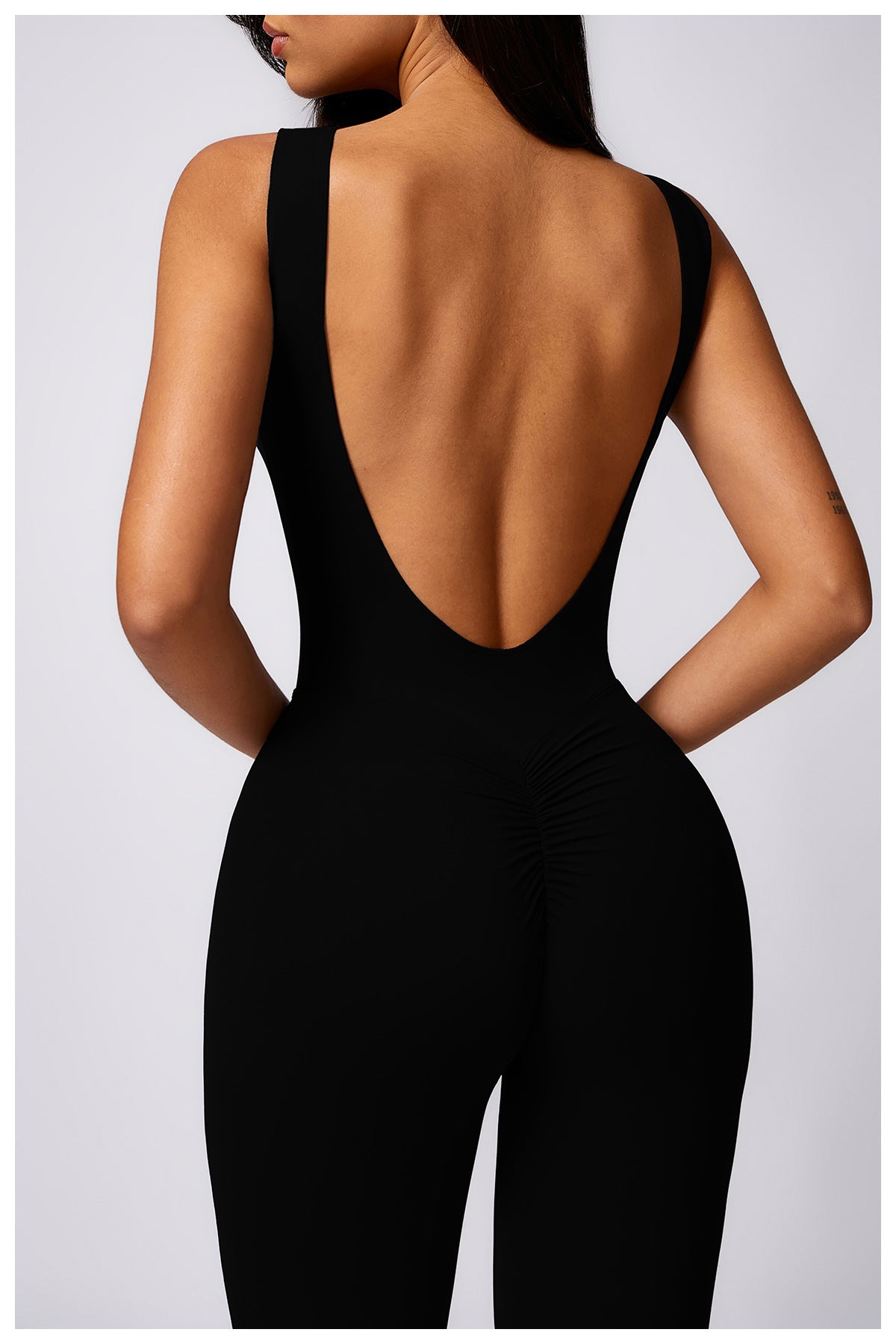 Peach Hip Lifting Sport Yoga Bodysuit Women's Casual