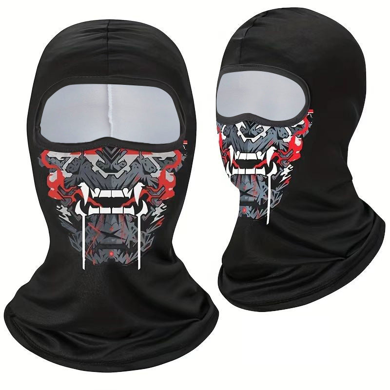 Riding Sun Block And Dustproof Hood Mask Funny Ice Feeling Breathable