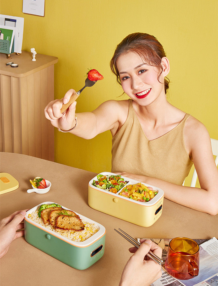 Student Separated Office Worker Portable Weight Loss Meal Without Water Injection Heating Lunch Box