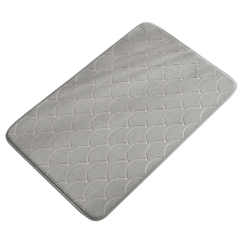 Modern Minimalist Sponge Bathroom Door Non-slip Absorbent Home Ground Mat
