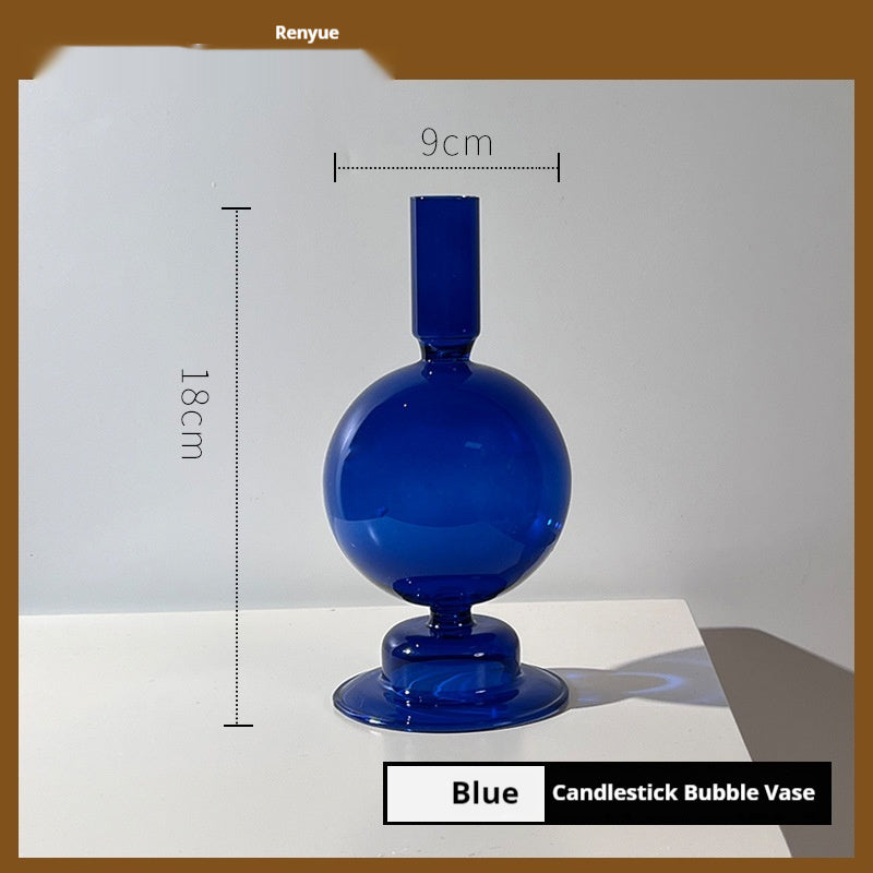 Modern Minimalist Creative Stained Glass Candlestick