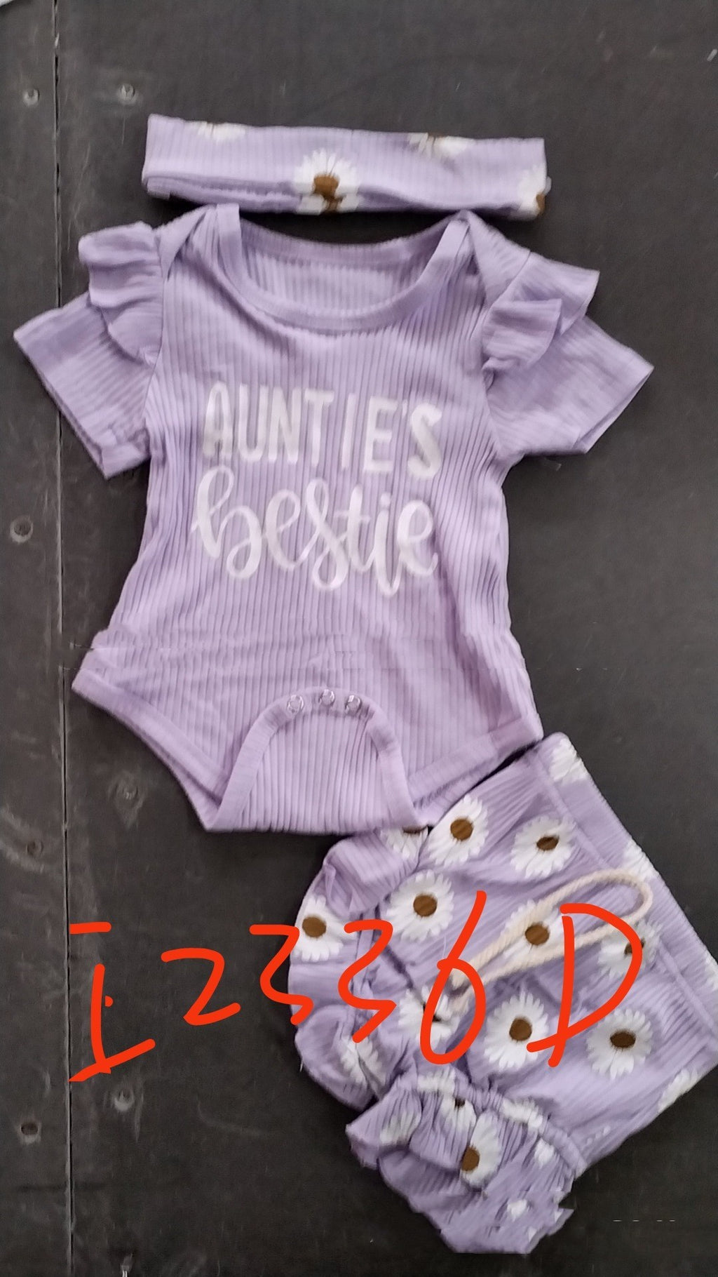 Flounced Sleeve Romper Drawstring Shorts Two-piece Set