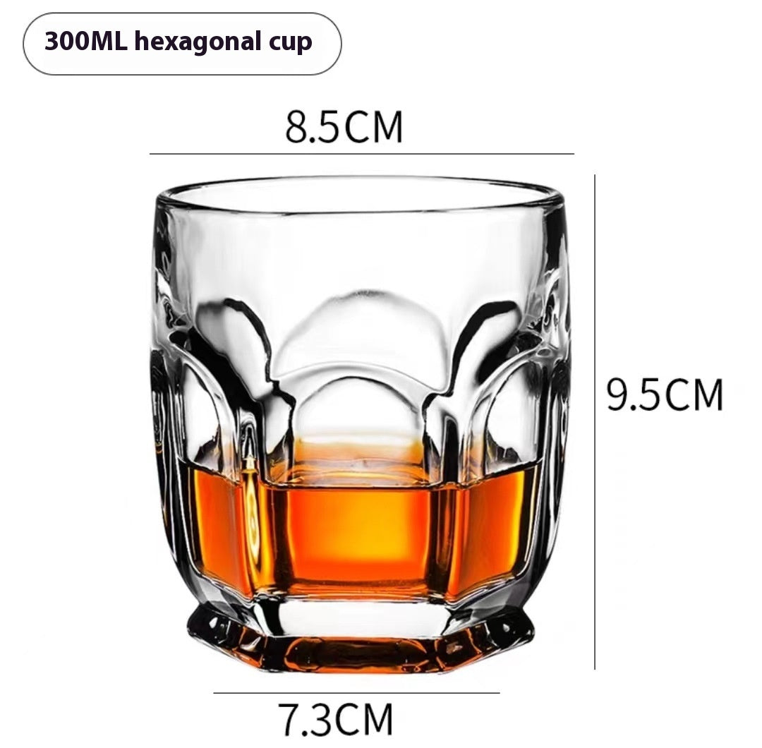 Whiskey Pure Drink Internet Celebrity Beer Brandy Glass Household High-end Classical Foreign Wine Bar Cup