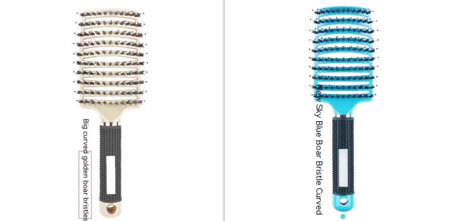 Big Curved Comb Bristle Massage Comb Eight Claws