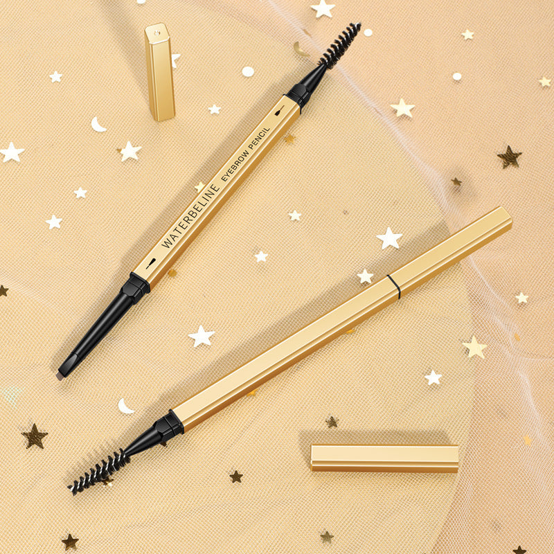 Double-headed Eyebrow Pencil Ultra-fine Pen Point Ultra-fine Waterproof Sweat