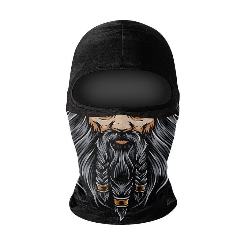 Riding Sun Block And Dustproof Hood Mask Funny Ice Feeling Breathable
